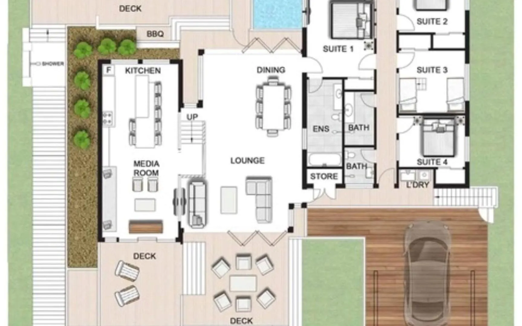 Casa de Férias Belongil Sails Vila Byron Bay Austrália